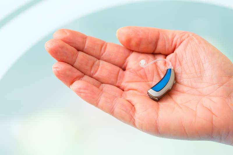 hearing aid needing repair